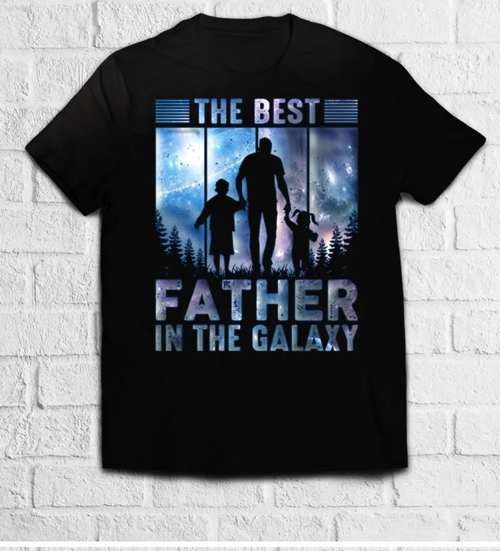 The Best Dad Galaxy Tee Mr Perfecto Brand